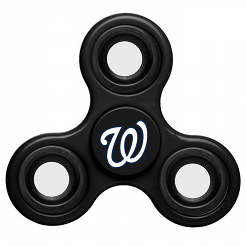 MLB Washington Nationals 3 Way Fidget Spinner C57 - Black - Click Image to Close